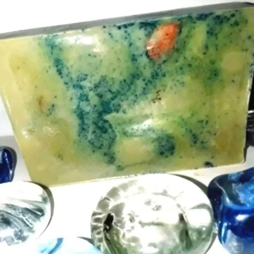 Hand CRAFTED Blueberry Lotus Soap